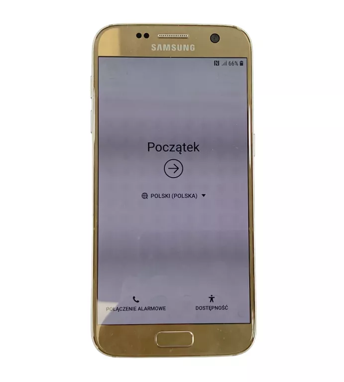 SMARTFON SAMSUNG GALAXY S7 4/32GB ZŁOTY - GUBI SIEĆ / GRZEJE SIĘ!!