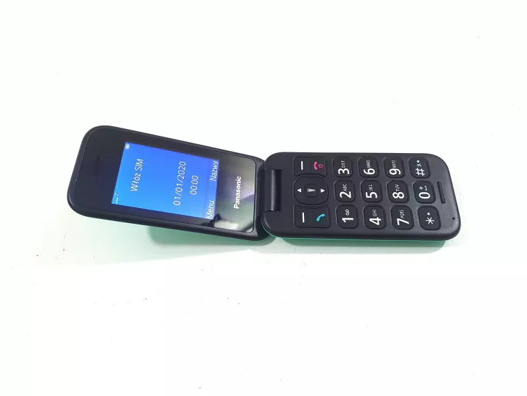 TELEFON Z KLAPKĄ PANASONIC KX-TU400EXC ZIELONY