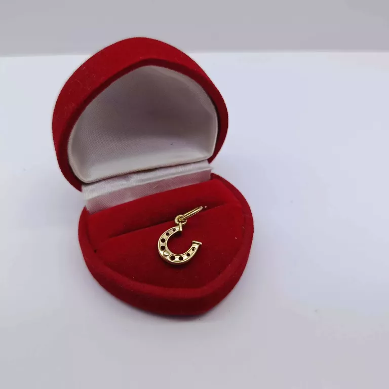ZŁOTA ZAWIESZKA PODKOWA WAGA 0,95/PRÓBA 585 DŁ.1,8 CM