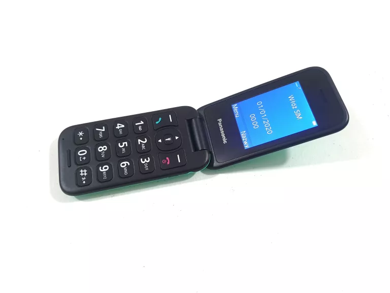 TELEFON Z KLAPKĄ PANASONIC KX-TU400EXC ZIELONY