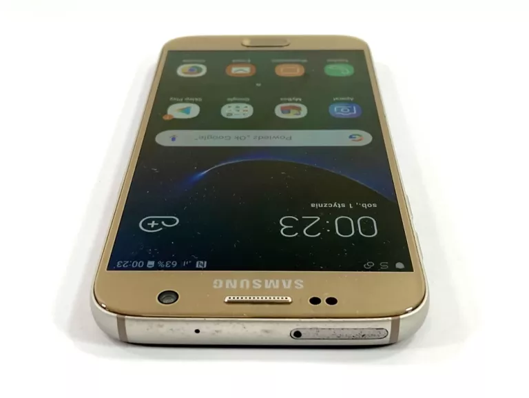 SMARTFON SAMSUNG GALAXY S7 4/32GB ZŁOTY - GUBI SIEĆ / GRZEJE SIĘ!!