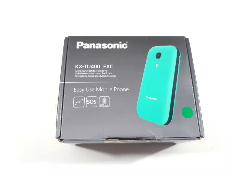 TELEFON Z KLAPKĄ PANASONIC KX-TU400EXC ZIELONY