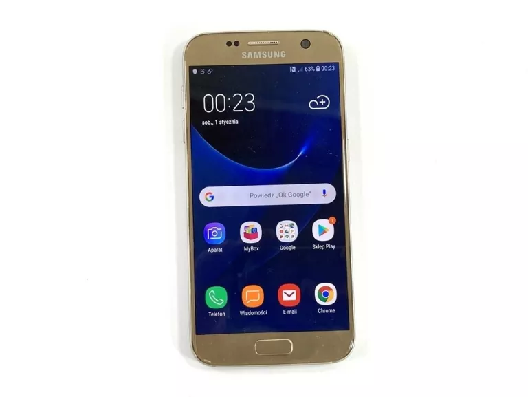 SMARTFON SAMSUNG GALAXY S7 4/32GB ZŁOTY - GUBI SIEĆ / GRZEJE SIĘ!!