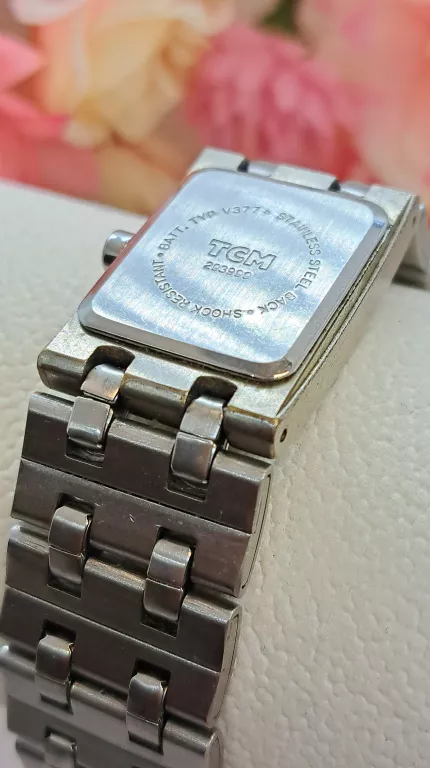 ZEGAREK TCM V377 293999 SREBNY NA BRANZOLECIE