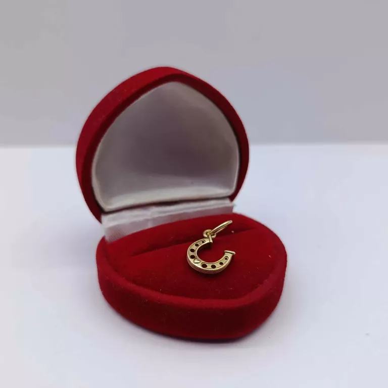 ZŁOTA ZAWIESZKA PODKOWA WAGA 0,95/PRÓBA 585 DŁ.1,8 CM