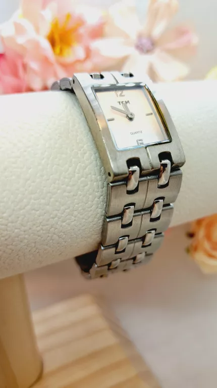 ZEGAREK TCM V377 293999 SREBNY NA BRANZOLECIE
