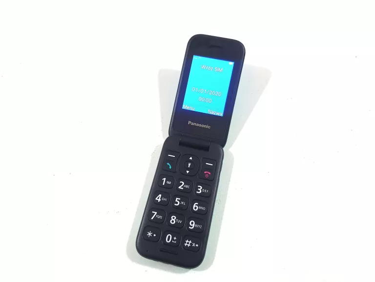 TELEFON Z KLAPKĄ PANASONIC KX-TU400EXC ZIELONY