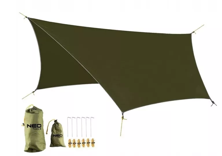 TARP TURYSTYCZNY WODOODPORNY 360 X 290 CM 210T NEO