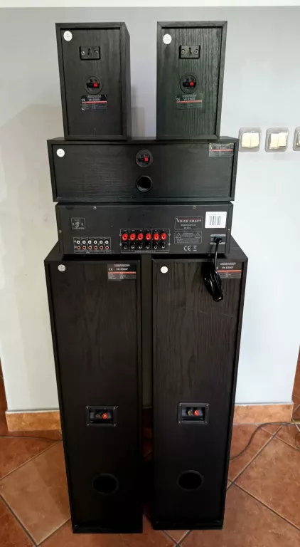 SUPER ZESTAW KINO DOMOWE VOICE KRAFT 6300 5.1 BT