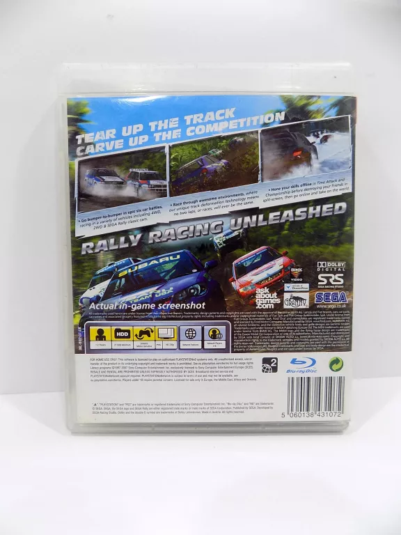 SEGA RALLY GRA NA PS3