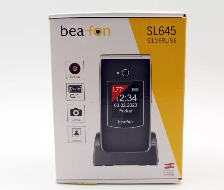 TELEFON BEAFON BEA-FON SL645 SILVERLINE DLA SENIORA (BRAK J,POLSKIEGO)