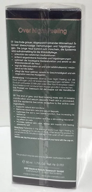 MBR OVERNIGHT PEELING MEN OLEOSOME 50 ML