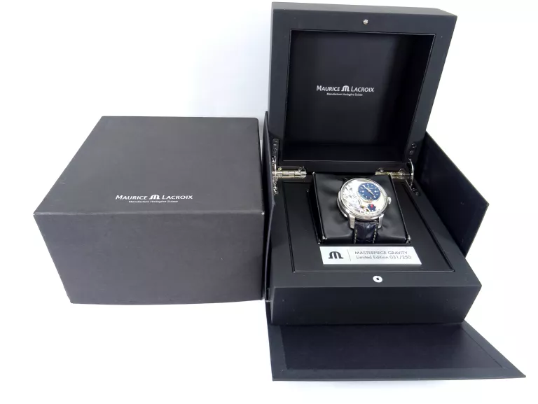 MAURICE LACROIX MASTERPIECE GRAVITY LIMITED BLUE MP6118-SS001-434-1 AUTOMA