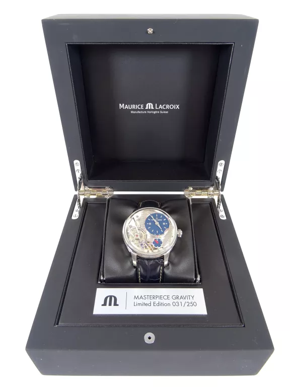 MAURICE LACROIX MASTERPIECE GRAVITY LIMITED BLUE MP6118-SS001-434-1 AUTOMA
