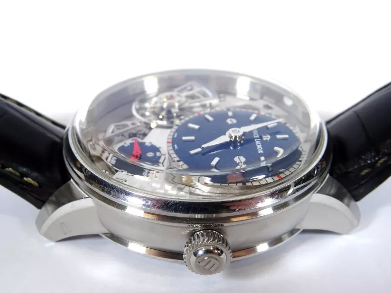 MAURICE LACROIX MASTERPIECE GRAVITY LIMITED BLUE MP6118-SS001-434-1 AUTOMA