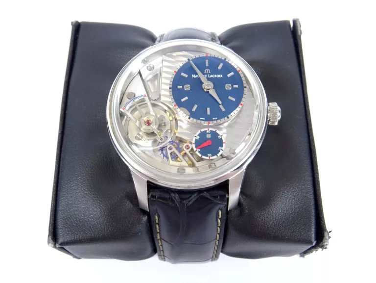 MAURICE LACROIX MASTERPIECE GRAVITY LIMITED BLUE MP6118-SS001-434-1 AUTOMA