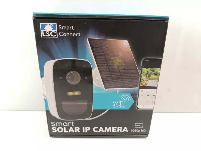 KAMERA SOLARNA ZEWNĘTRZNA WI-FI APLIKACJA LSC SMART, ALARM 90DB, 1920X1080