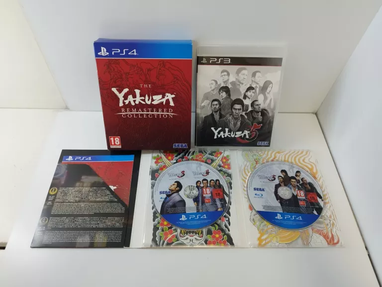 GRA NA PS4 THE YAKUZA REMASTERED COLLECTION