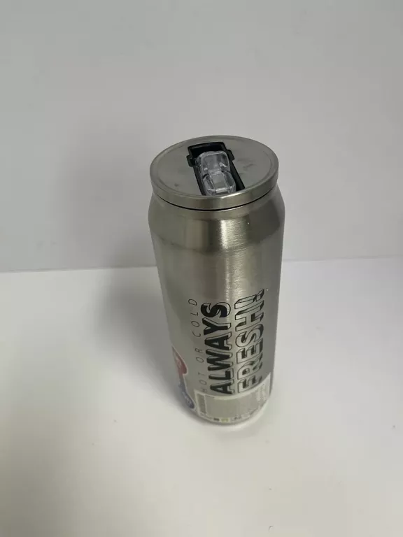 KUBEK TERMICZNY TEDI SREBRNY 420 ML