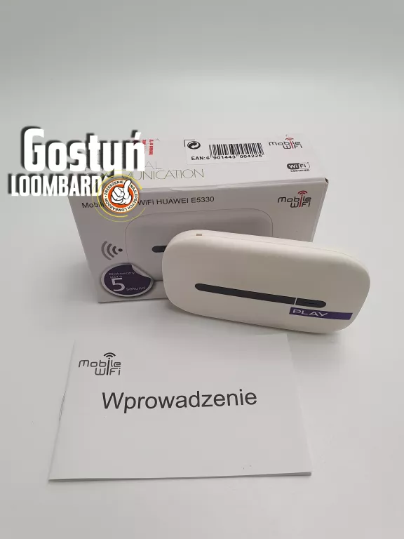 MOBILNY ROUTER WIFI HUAWEI E5330 3G HSPA+ 802.11B/G/N E5330BS BIAŁY