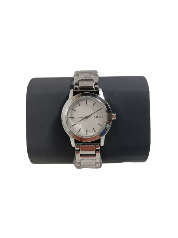 ZEGAREK DAMSKI DKNY NY-2209 NA BRANSOLECIE 32 MM SREBRNY