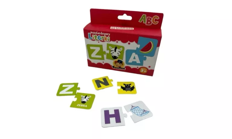 CZUCZU PUZZLE DO PARY LITERKI 3+