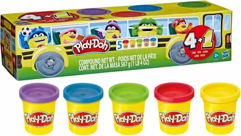 PLAY-DOH CIASTOLINA TUBA 4+1 5-PAK