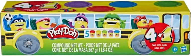 PLAY-DOH CIASTOLINA TUBA 4+1 5-PAK