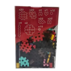 MARIOINEX KLOCKI MINI WAFLE OWADY  120 SZT CZERWONE