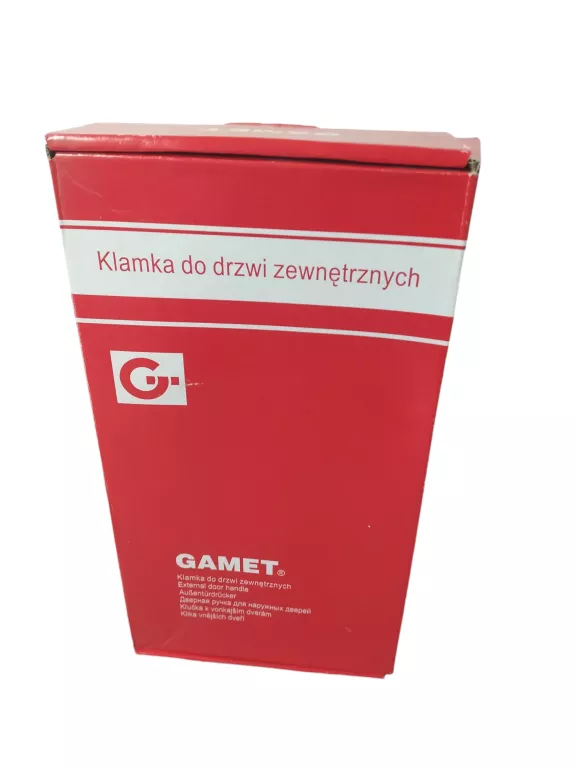 KLAMKA ZEWNĘTRZNA ZE WSPOMAGANIEM LEWA UNICO GAMET MOSIĄDZ ANTYCZNY