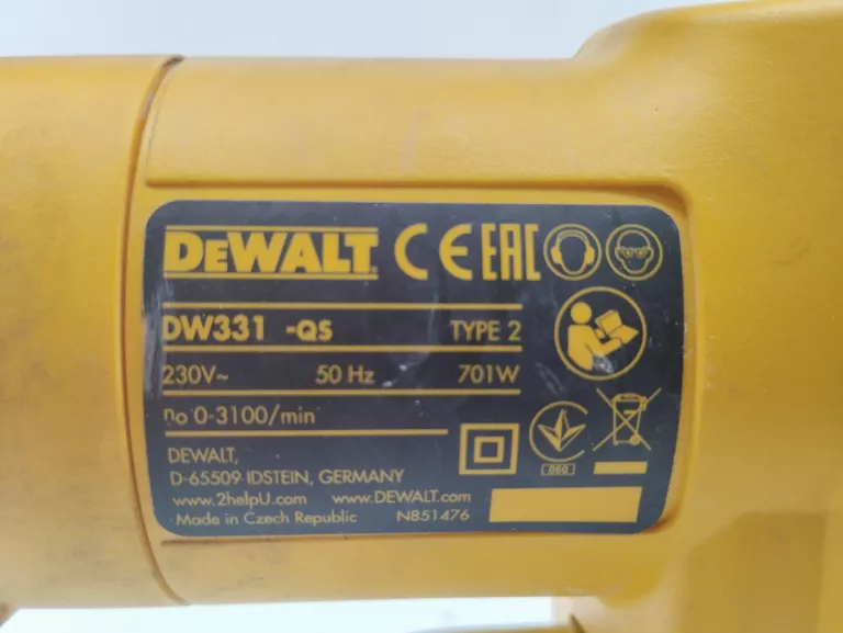 WYRZYNARKA DEWALT DW331-QS