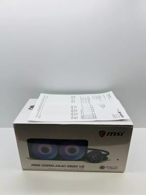 CHŁODZENIE WODNE CPU MSI MAG CORE LIQUID 280R V2 GWARANCJA FOLIA !!!
