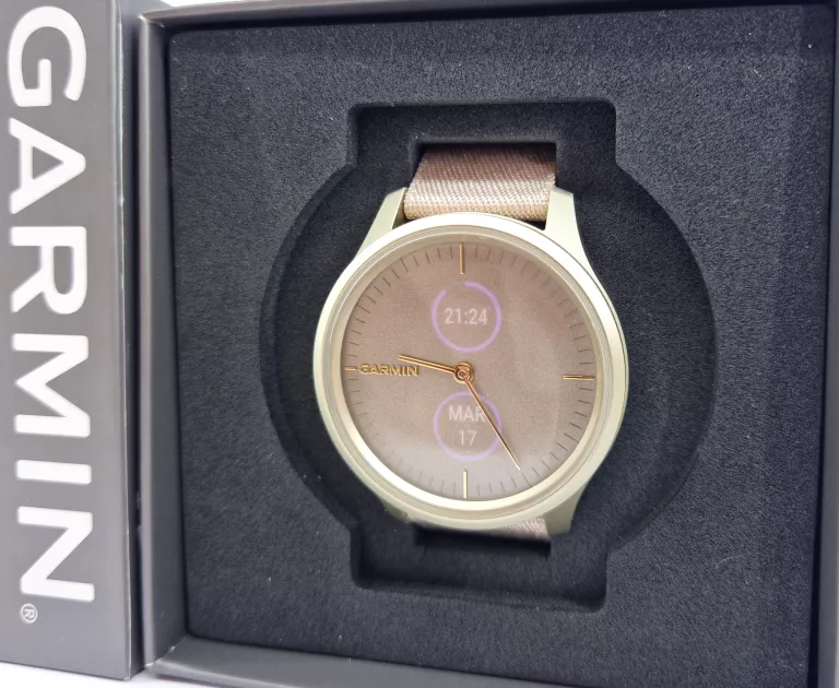GARMIN VIVOMOVE STYLE + PUDEŁKO SUPER STAN!