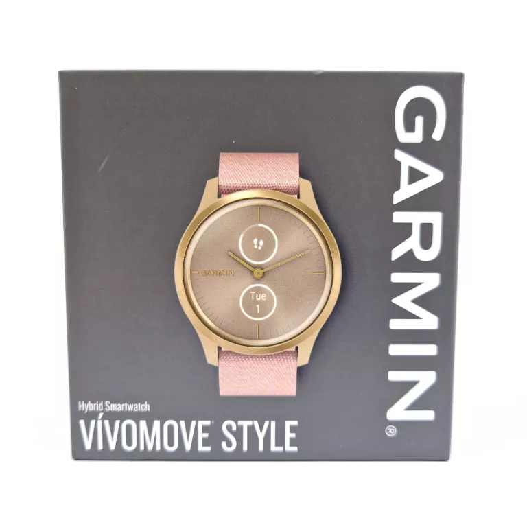 GARMIN VIVOMOVE STYLE + PUDEŁKO SUPER STAN!