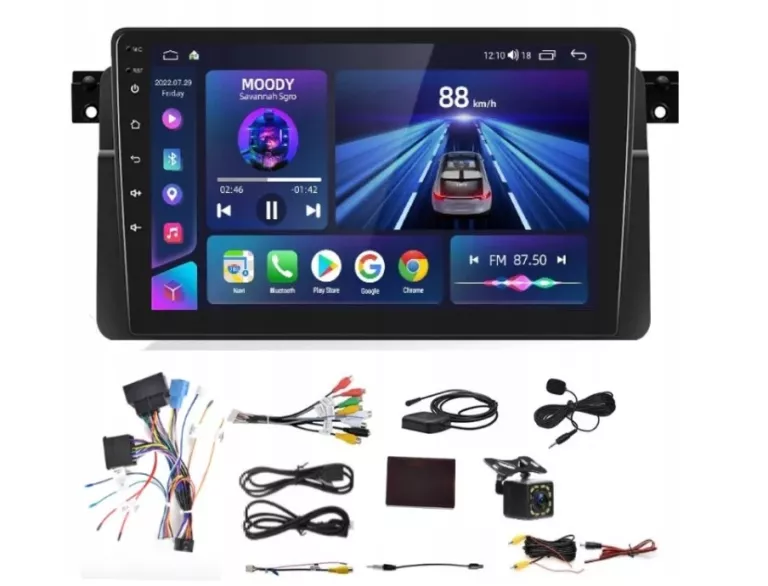 RADIO SAMOCHODOWE ANDROID BMW SERII 3 E46 1998-2005 GPS | 4G LTE | KAMERA