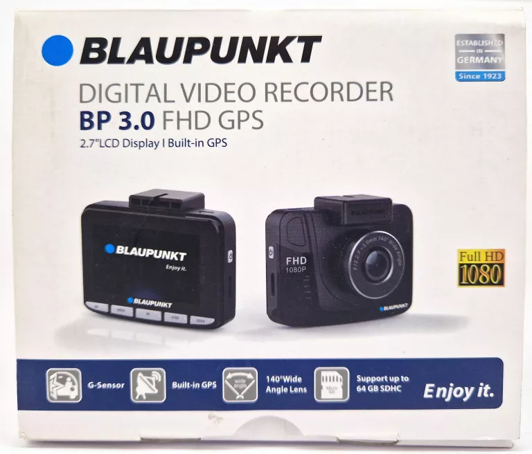 BLAUPUNKT CYFROWY REJESTRATOR WIDEO BP 3.0 FHD GPS
