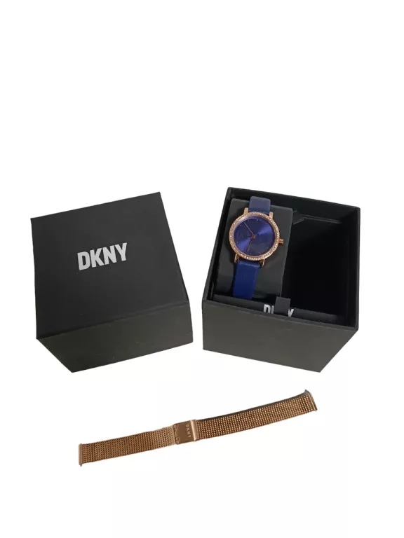 ZEGAREK DAMSKI Z CYRKONIAMI DKNY SOHO NY2974 28 MM + BRANSOLETA