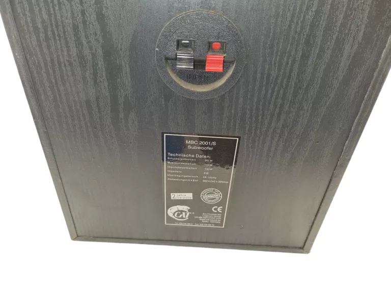 SOLIDNY SUBWOOFER CAT MBC 2001/S