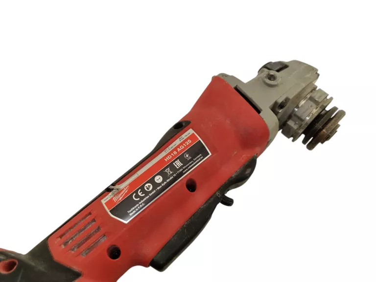 MEGA ZESTAW SZLIFIERKA MILWAUKEE HD18 AG125 2 AKU ŁADOWARKA