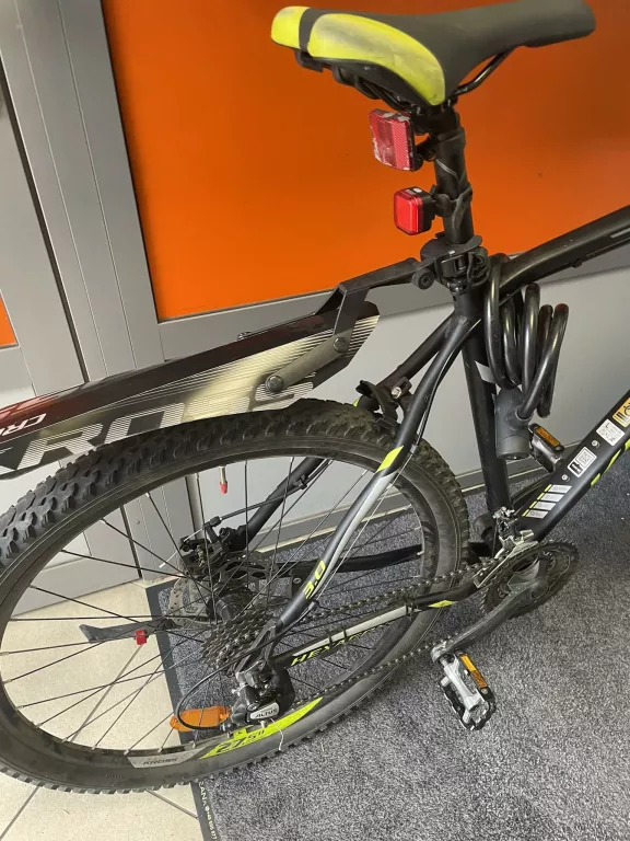 ROWER KROSS HEXAGON 3.0 RAMA L KOŁA 27 CALI CZARNO ŻÓŁTY