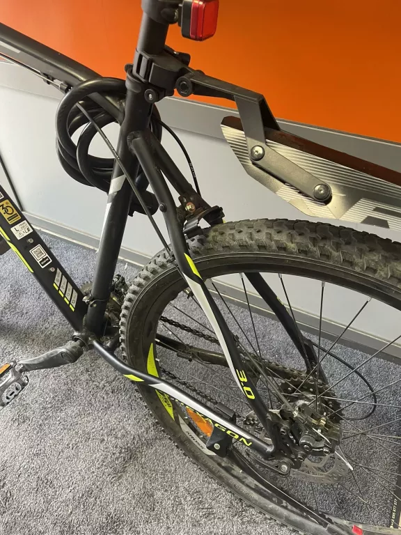 ROWER KROSS HEXAGON 3.0 RAMA L KOŁA 27 CALI CZARNO ŻÓŁTY