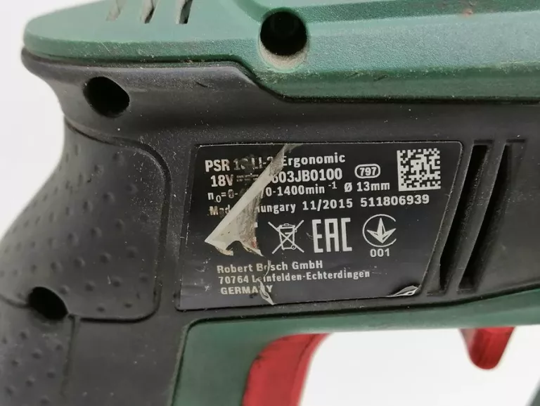 WKRETARKA BOSCH PSB 18 LI-2 ERGONOMIC