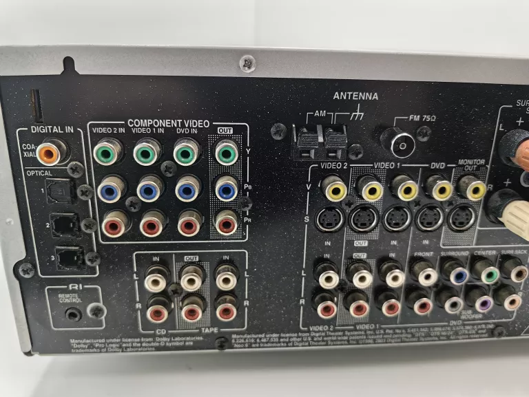 AMPLITUNER ONKYO TX-SR504E 5.1 SREBRNY