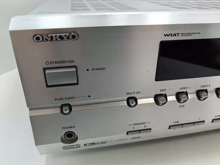 AMPLITUNER ONKYO TX-SR504E 5.1 SREBRNY