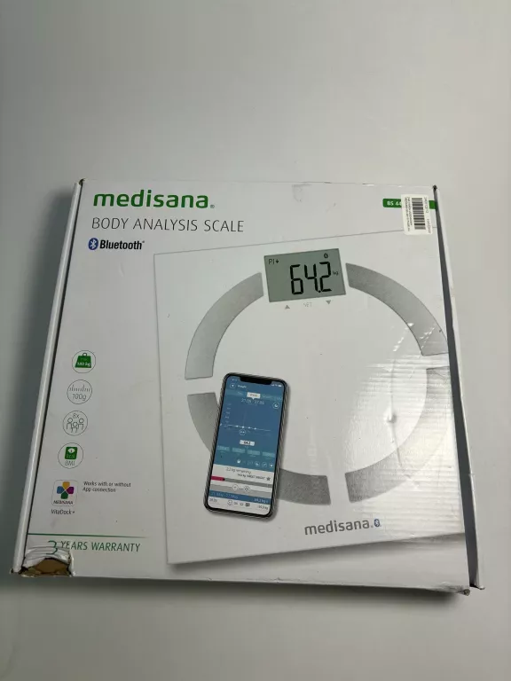 WAGA ŁAZIENKOWA MEDISANA BS 444 W PUDELKU