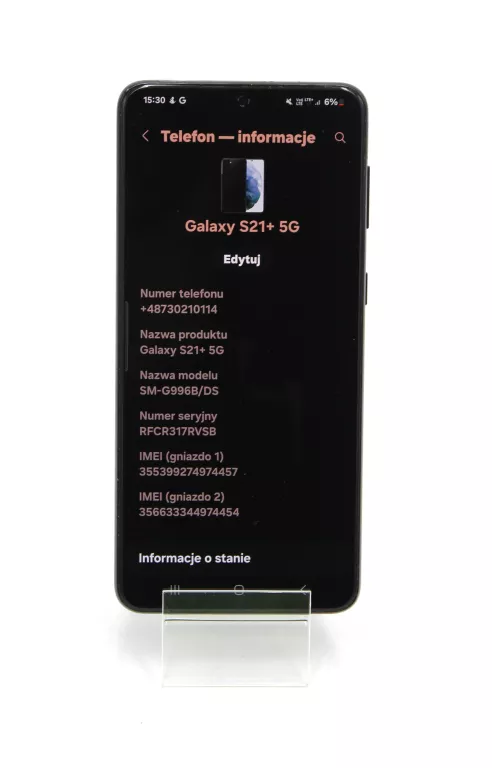 TELEFON SAMSUNG GALAXY S21 5G 128GB - 6,2" - 64 MPIX