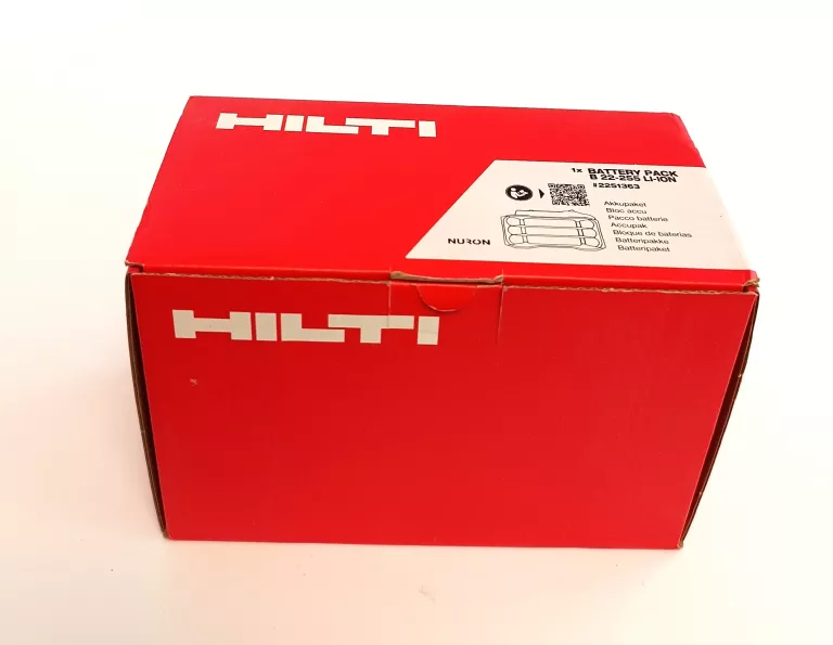 AKUMULATOR HILTI B22-255 22V 12AH KOMPLET STAN FABRYCZNY