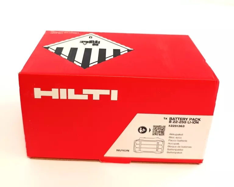 AKUMULATOR HILTI B22-255 22V 12AH KOMPLET STAN FABRYCZNY