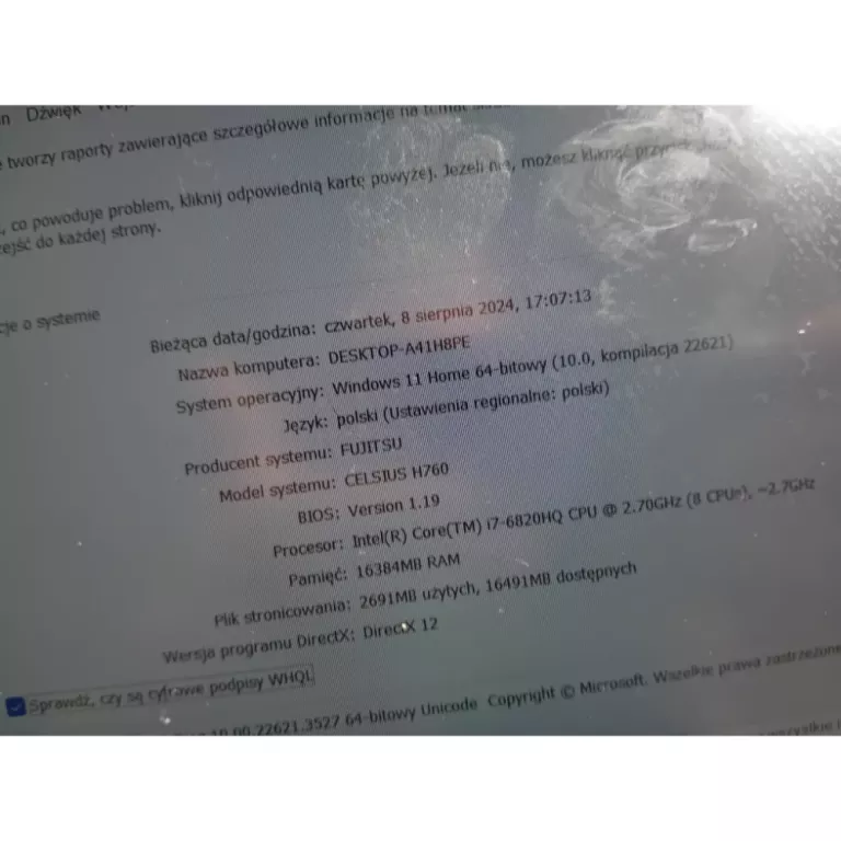 laptop-fujitsu-celsius-h760-stan-uzywany