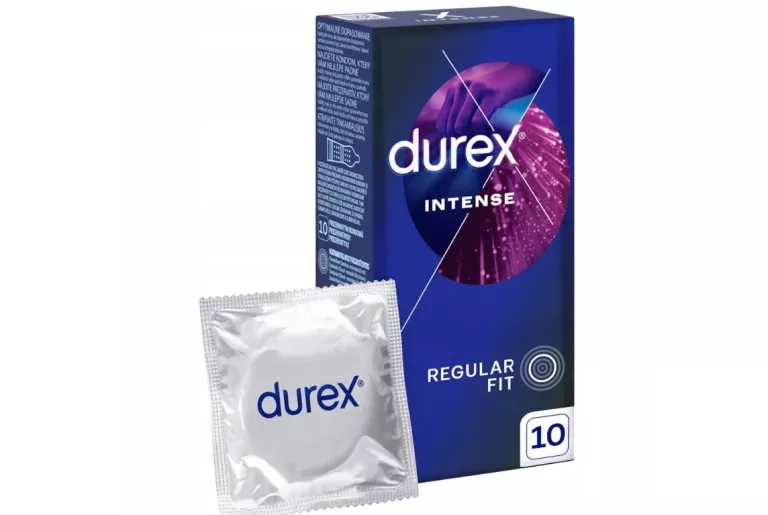 PREZERWATYWY DUREX INTENSE 10 SZT. STYMULUJĄCE Z WYPUSTKAMI I PRĄŻKAMI